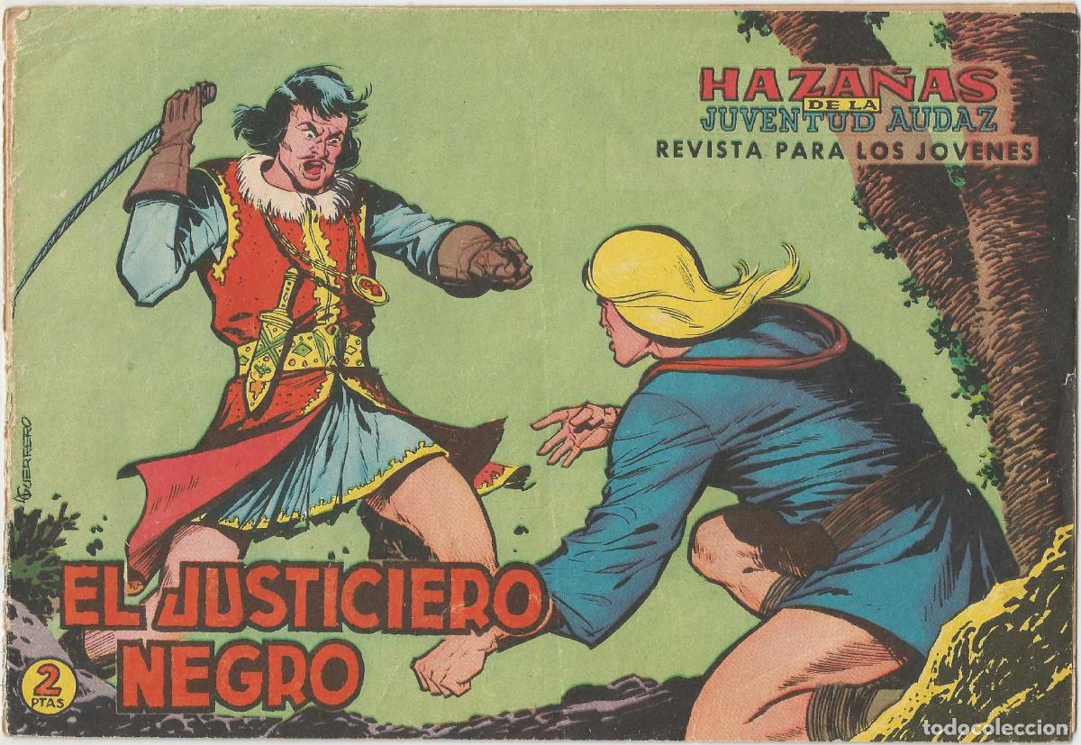 Tebeos: EL JUSTICIERO NEGRO N&ordm; 1 EDITORIAL VALENCIANA