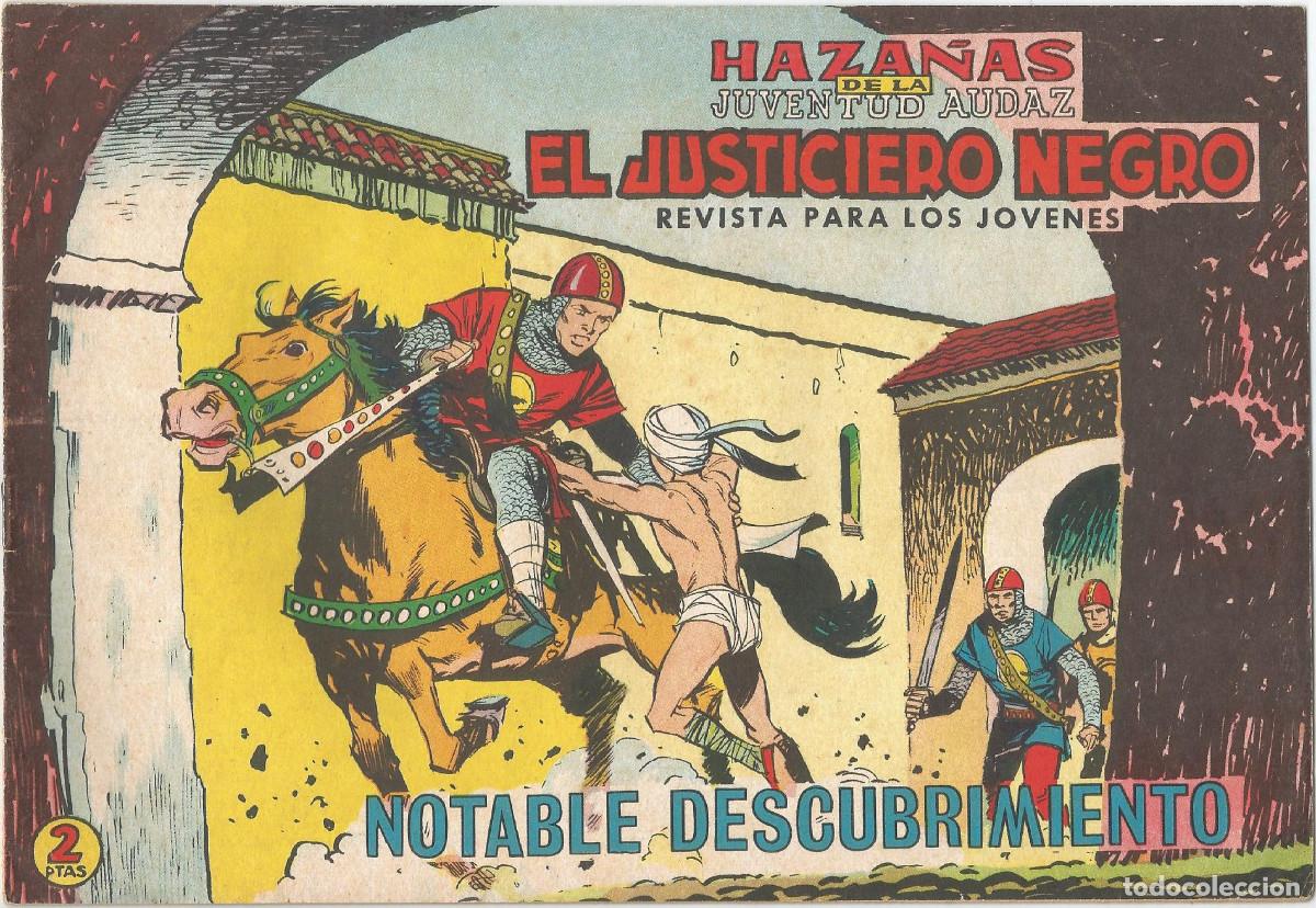 Tebeos: EL JUSTICIERO NEGRO N&ordm; 17 EDITORIAL VALENCIANA
