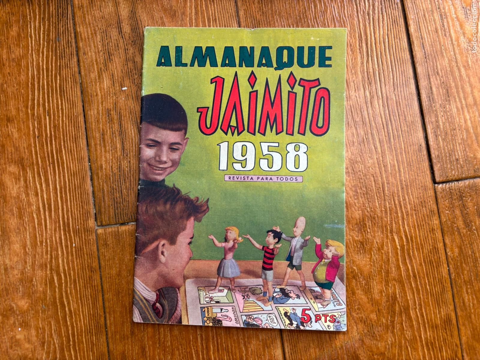 Tebeos: JAIMITO ALMANAQUE 1958 EDITORIAL VALENCIANA