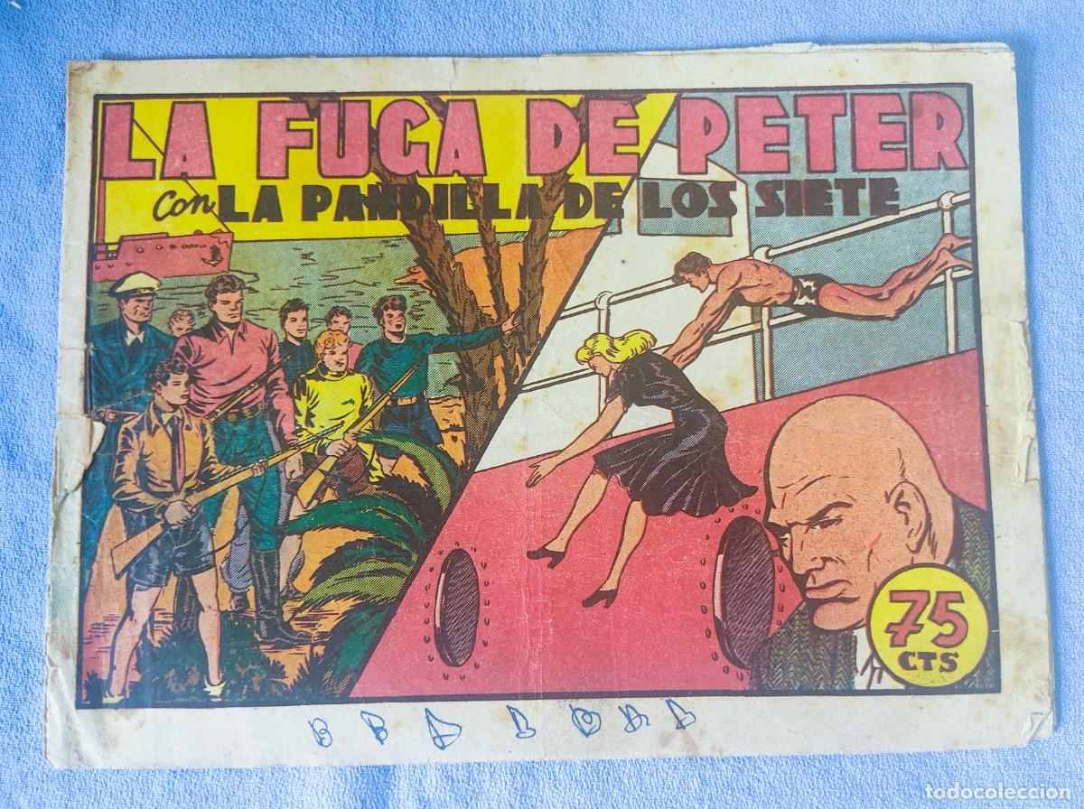 Tebeos: LA FUGA DE PETER CON LA PANDILLA DE LOS SIETE N&ordm; 63 EDITORIAL VALENCIANA