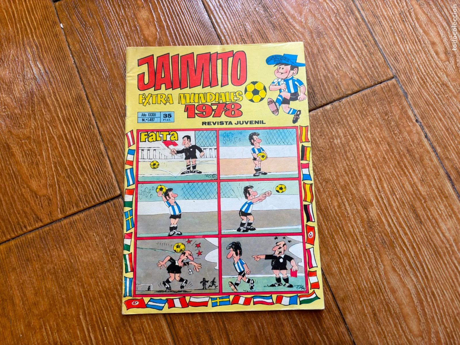 Tebeos: JAIMITO N&ordm; 1487 EXTRA MUNDIALES 1978 EDITORIAL VALENCIANA