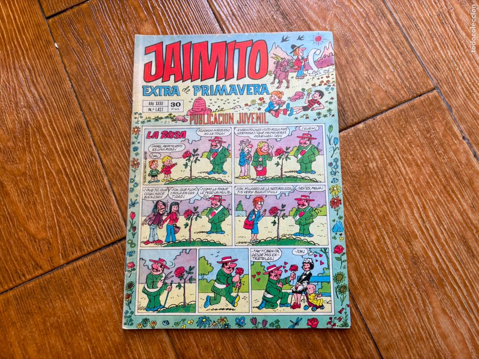 Tebeos: JAIMITO N&ordm; 1427 EXTRA PRIMAVERA EDITORIAL VALENCIANA