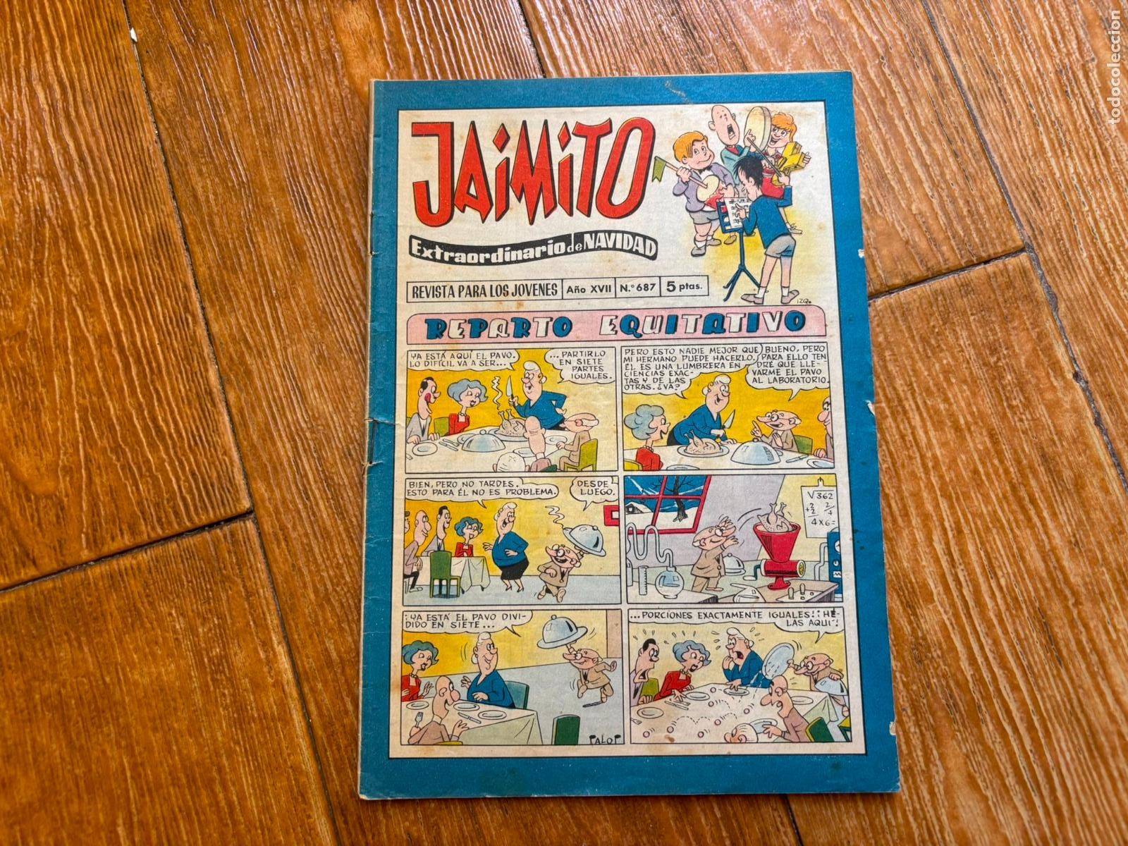 Tebeos: JAIMITO N&ordm; 687 EXTRA NAVIDAD EDITORIAL VALENCIANA