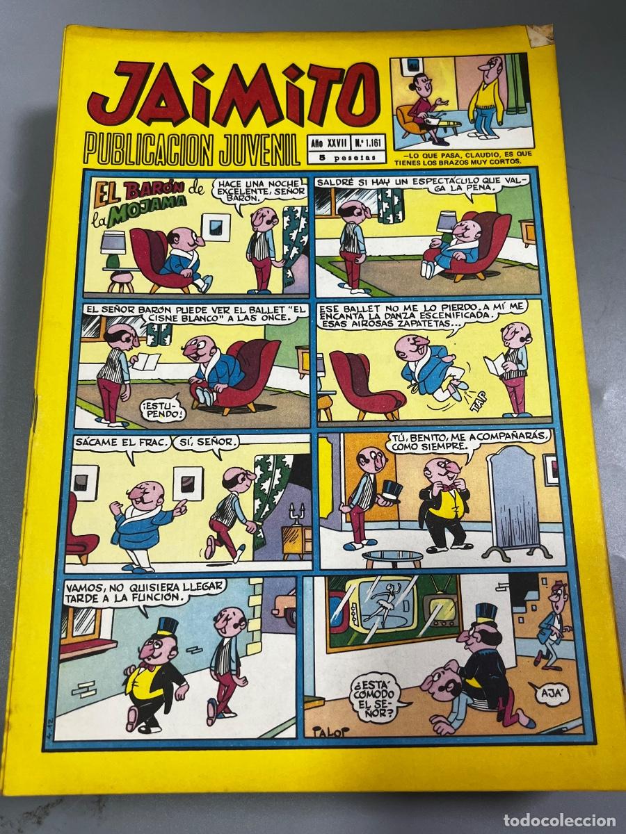 Tebeos: JAIMITO. REVISTA JUVENIL. N&deg; 1161. A&Ntilde;O XXVII. EL BAR&Oacute;N DE LA MOJAMA. VALENCIA.