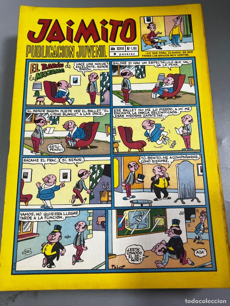 Tebeos: JAIMITO. REVISTA JUVENIL. N&deg; 1161. A&Ntilde;O XXVII. EL BAR&Oacute;N DE LA MOJAMA. VALENCIA.