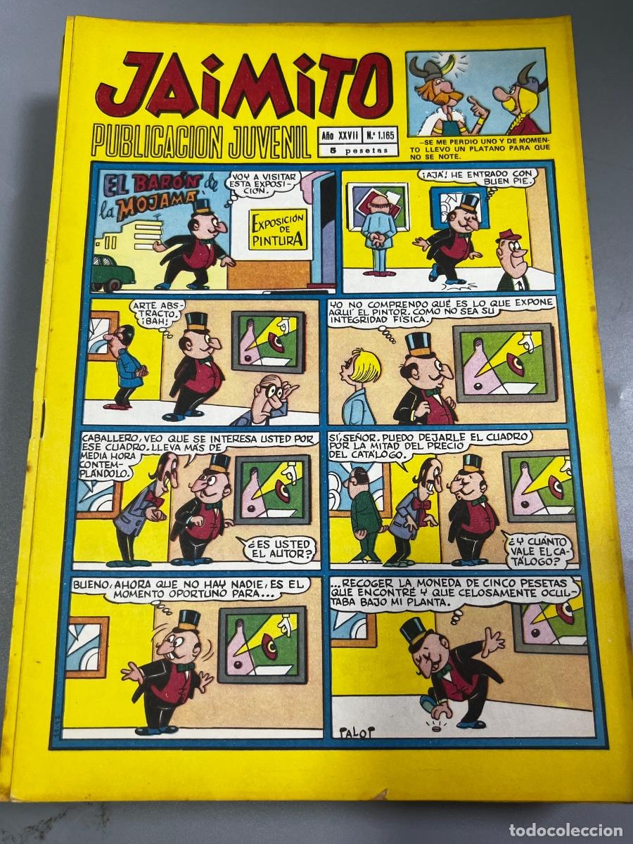 Giornalini: JAIMITO. REVISTA JUVENIL. N&deg; 1165. A&Ntilde;O XXVII. EL BAR&Oacute;N DE LA MOJAMA. VALENCIA.
