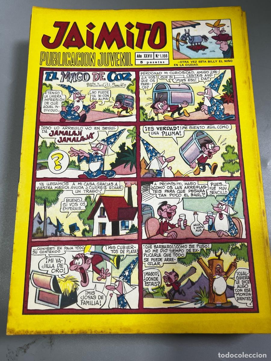 Giornalini: JAIMITO. REVISTA JUVENIL. N&deg; 1166. A&Ntilde;O XXVII. EL MAGO DE COZ. VALENCIA.