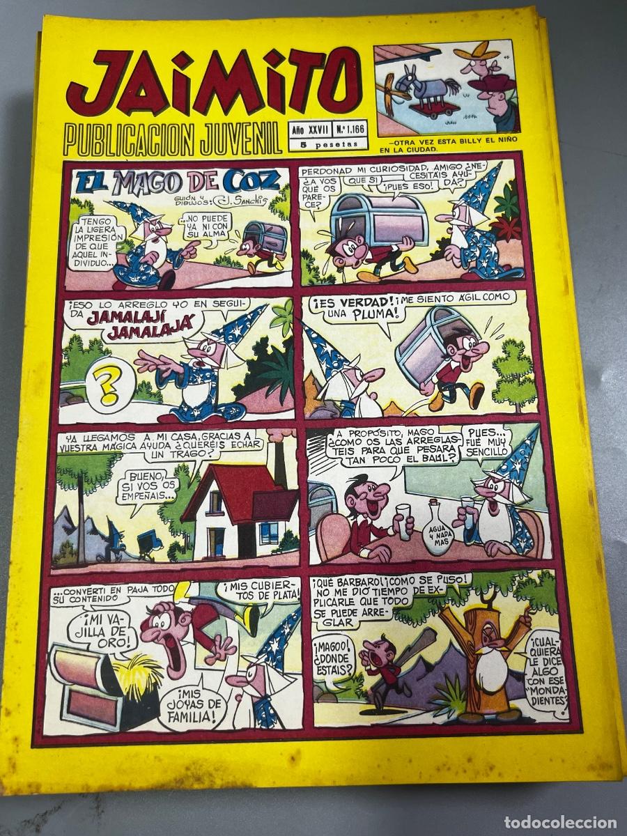 Giornalini: JAIMITO. REVISTA JUVENIL. N&deg; 1166. A&Ntilde;O XXVII. EL MAGO DE COZ. VALENCIA.