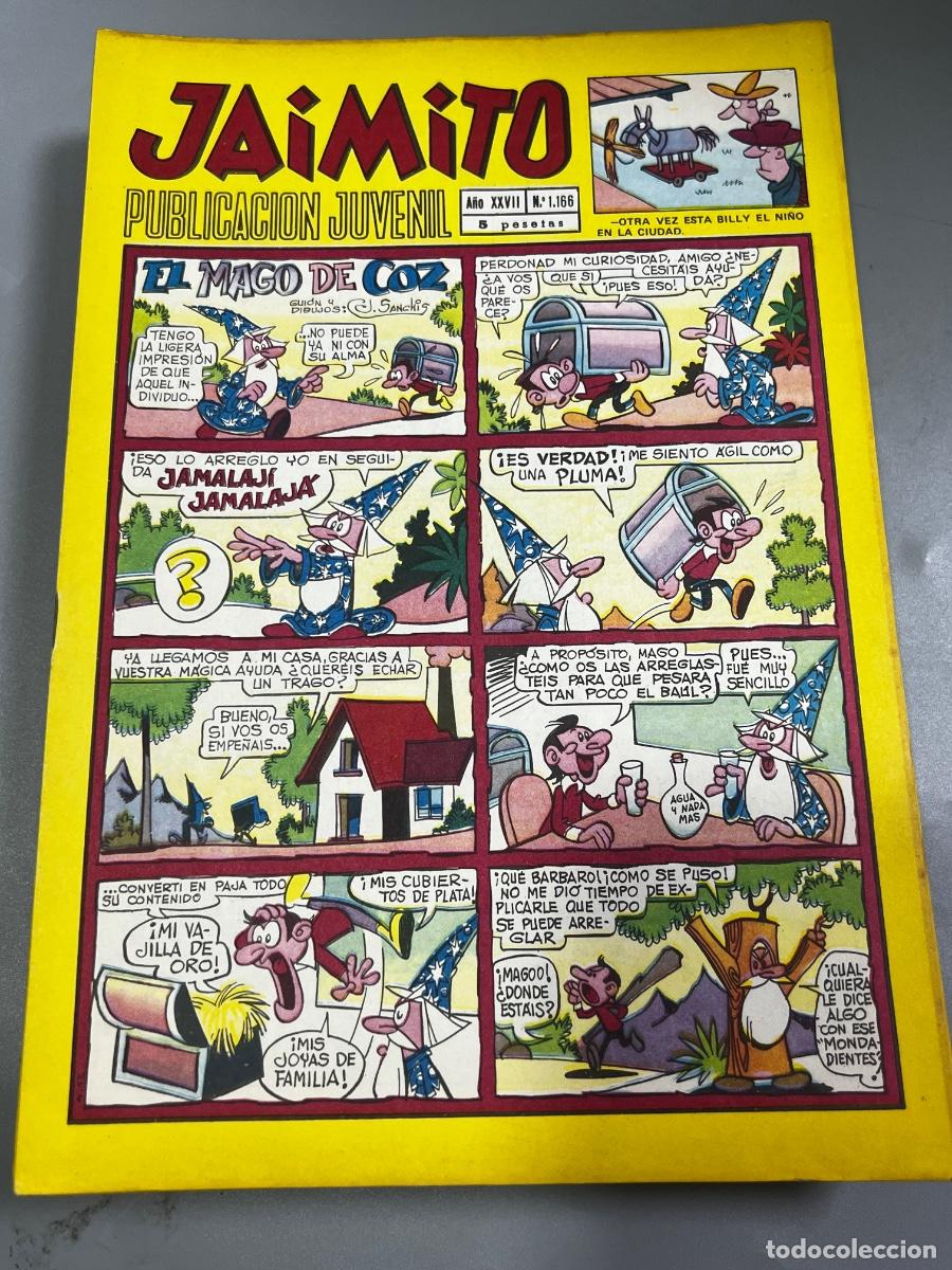 Giornalini: JAIMITO. REVISTA JUVENIL. N&deg; 1166. A&Ntilde;O XXVII. EL MAGO DE COZ. VALENCIA.