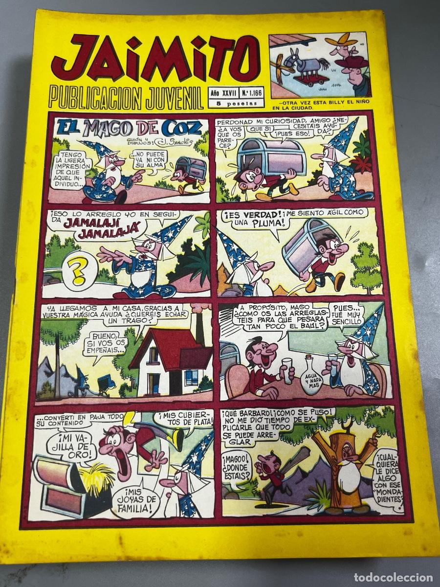 Comics: JAIMITO. REVISTA JUVENIL. N&deg; 1166. A&Ntilde;O XXVII. EL MAGO DE COZ. VALENCIA.