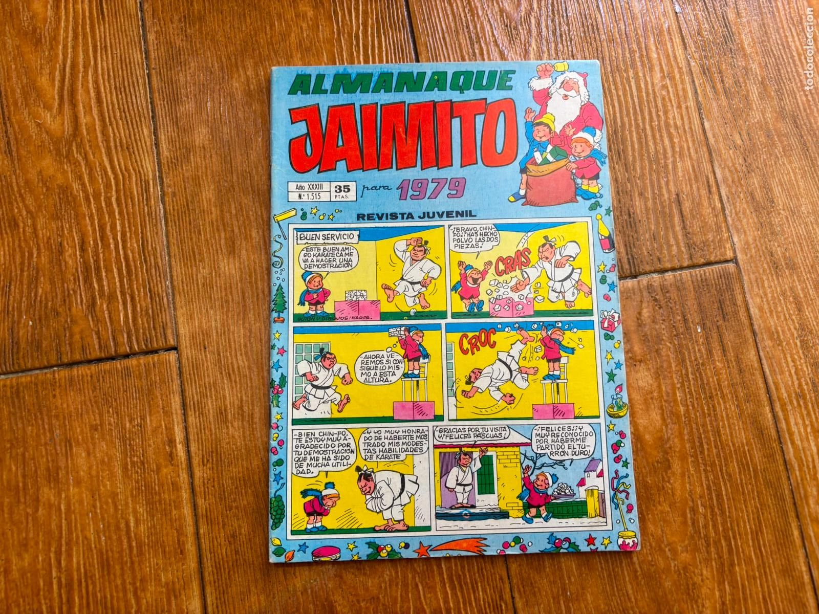 Tebeos: JAIMITO N&ordm; 1515 ALMANAQUE 1979 EDITORIAL VALENCIANA
