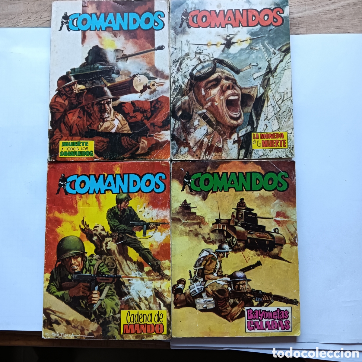 Tebeos: COMANDOS 4NUM CONPLETA EDI. VALENCIANA - Foto 1