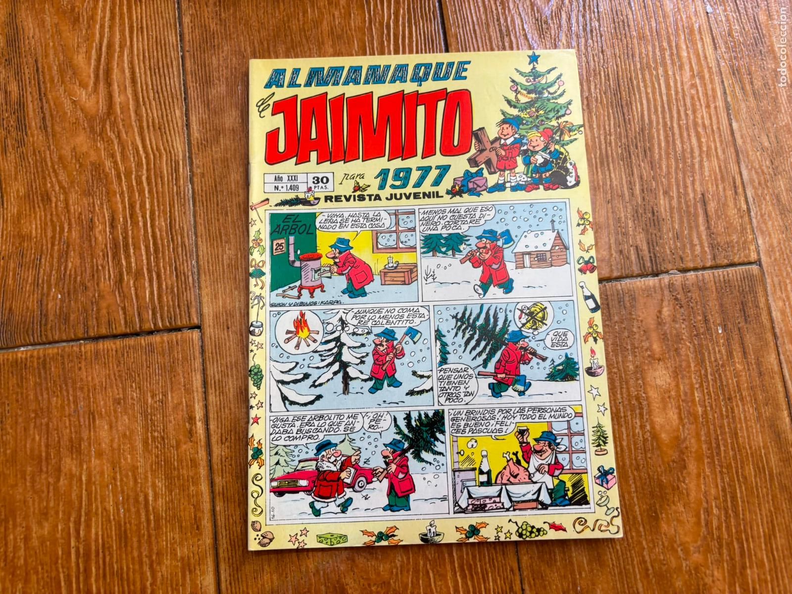 Tebeos: JAIMITO N&ordm; 1409 ALMANAQUE 1977 EDITORIAL VALENCIANA