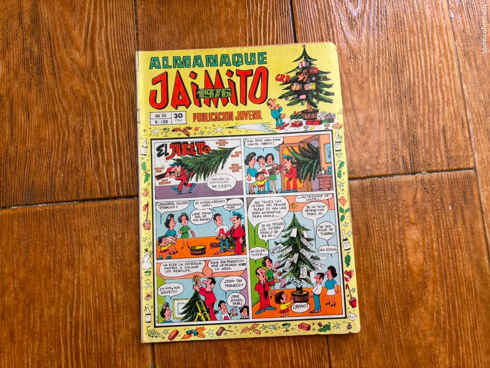 Tebeos: JAIMITO N&ordm; 1356 ALMANAQUE 1976 EDITORIAL VALENCIANA
