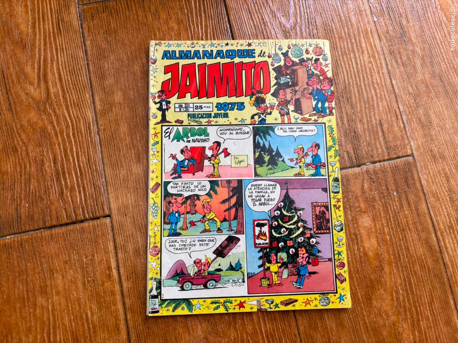 Tebeos: JAIMITO N&ordm; 1305 ALMANAQUE 1975 EDITORIAL VALENCIANA