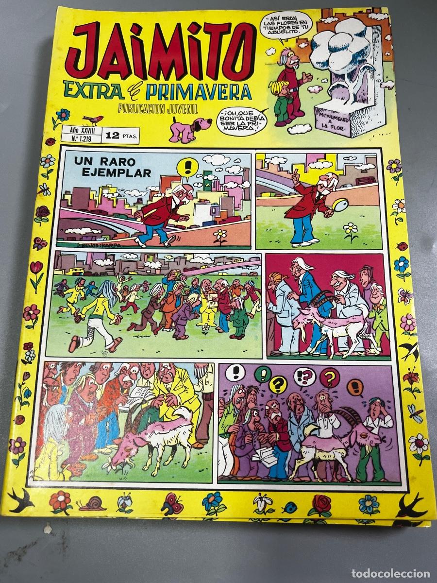 Livros de Banda Desenhada: JAIMITO. REVISTA JUVENIL. EXTRA DE PRIMAVERA. N&deg; 1219. A&Ntilde;O XXVII. UN RARO EJEMPLAR. VALENCIA.