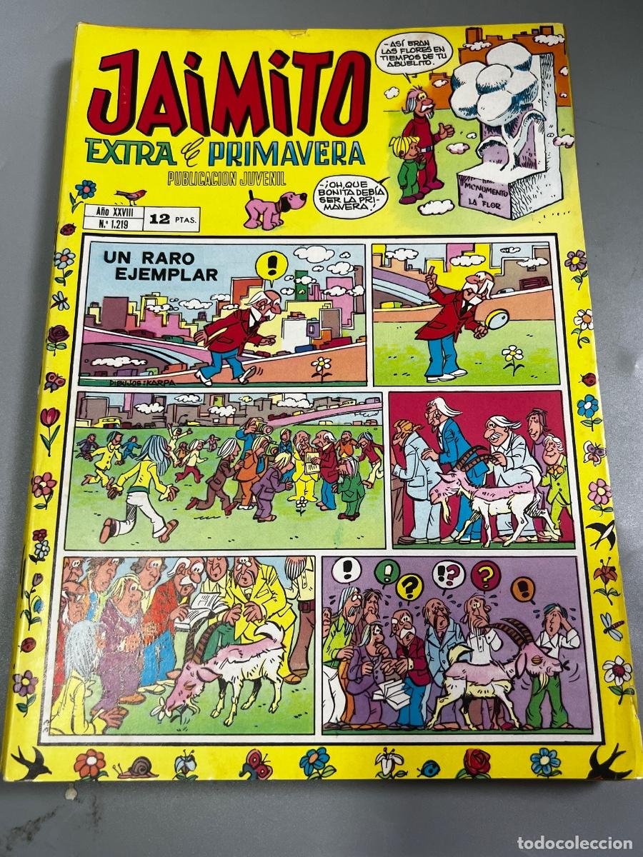 Livros de Banda Desenhada: JAIMITO. REVISTA JUVENIL. EXTRA DE PRIMAVERA. N&deg; 1219. A&Ntilde;O XXVII. UN RARO EJEMPLAR. VALENCIA.