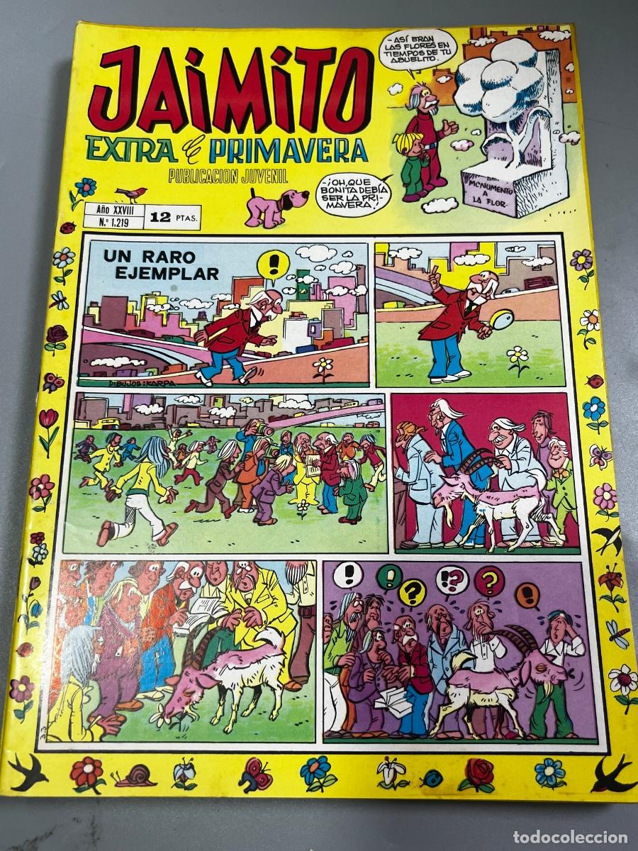 Livros de Banda Desenhada: JAIMITO. REVISTA JUVENIL. EXTRA DE PRIMAVERA. N&deg; 1219. A&Ntilde;O XXVII. UN RARO EJEMPLAR. VALENCIA.