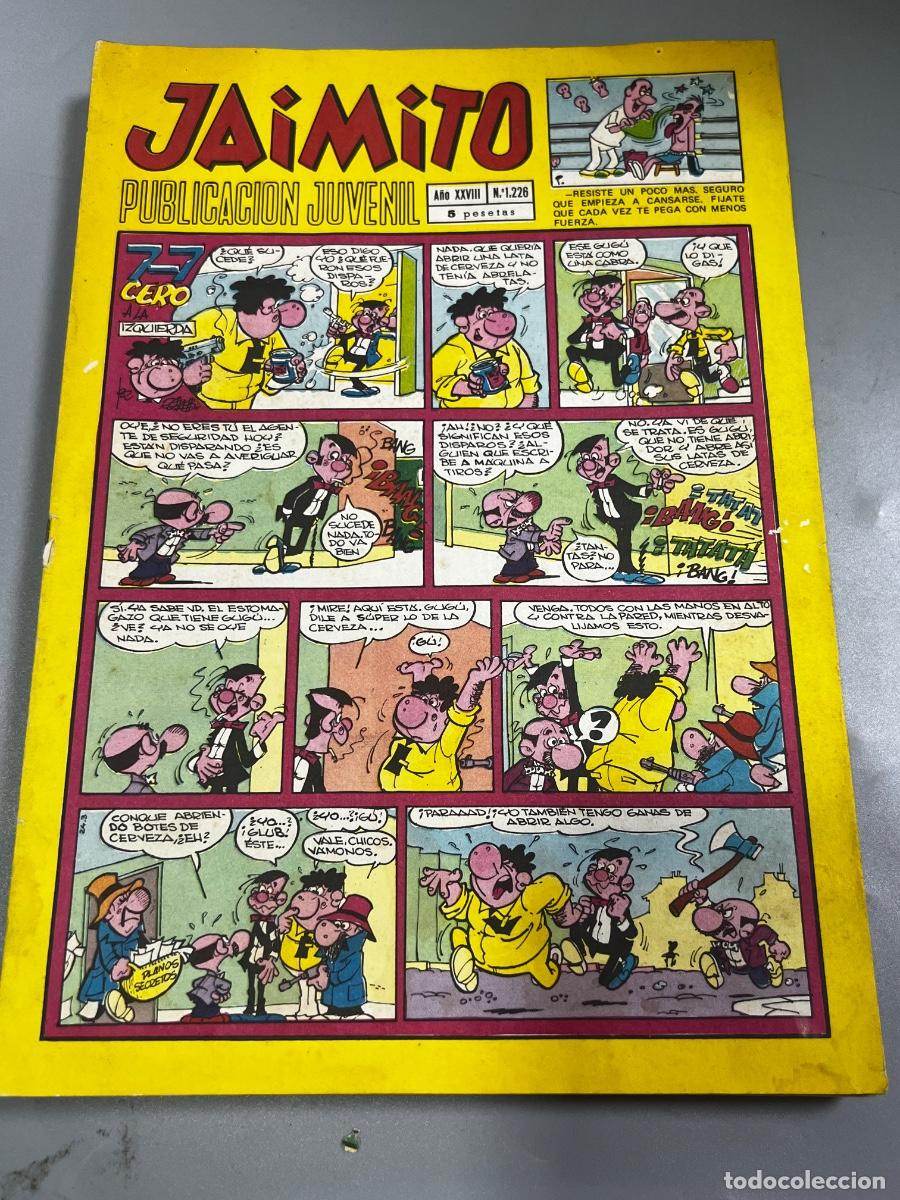 Livros de Banda Desenhada: JAIMITO. REVISTA JUVENIL. N&deg; 1226. A&Ntilde;O XXVII. 7-7 CERO. VALENCIA.