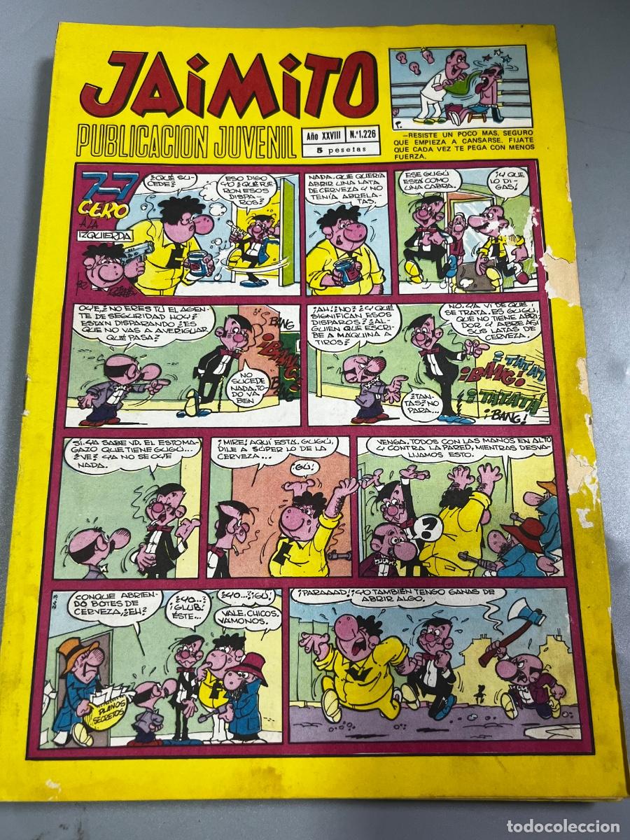 Livros de Banda Desenhada: JAIMITO. REVISTA JUVENIL. N&deg; 1226. A&Ntilde;O XXVIII. 7-7 CERO. VALENCIA.