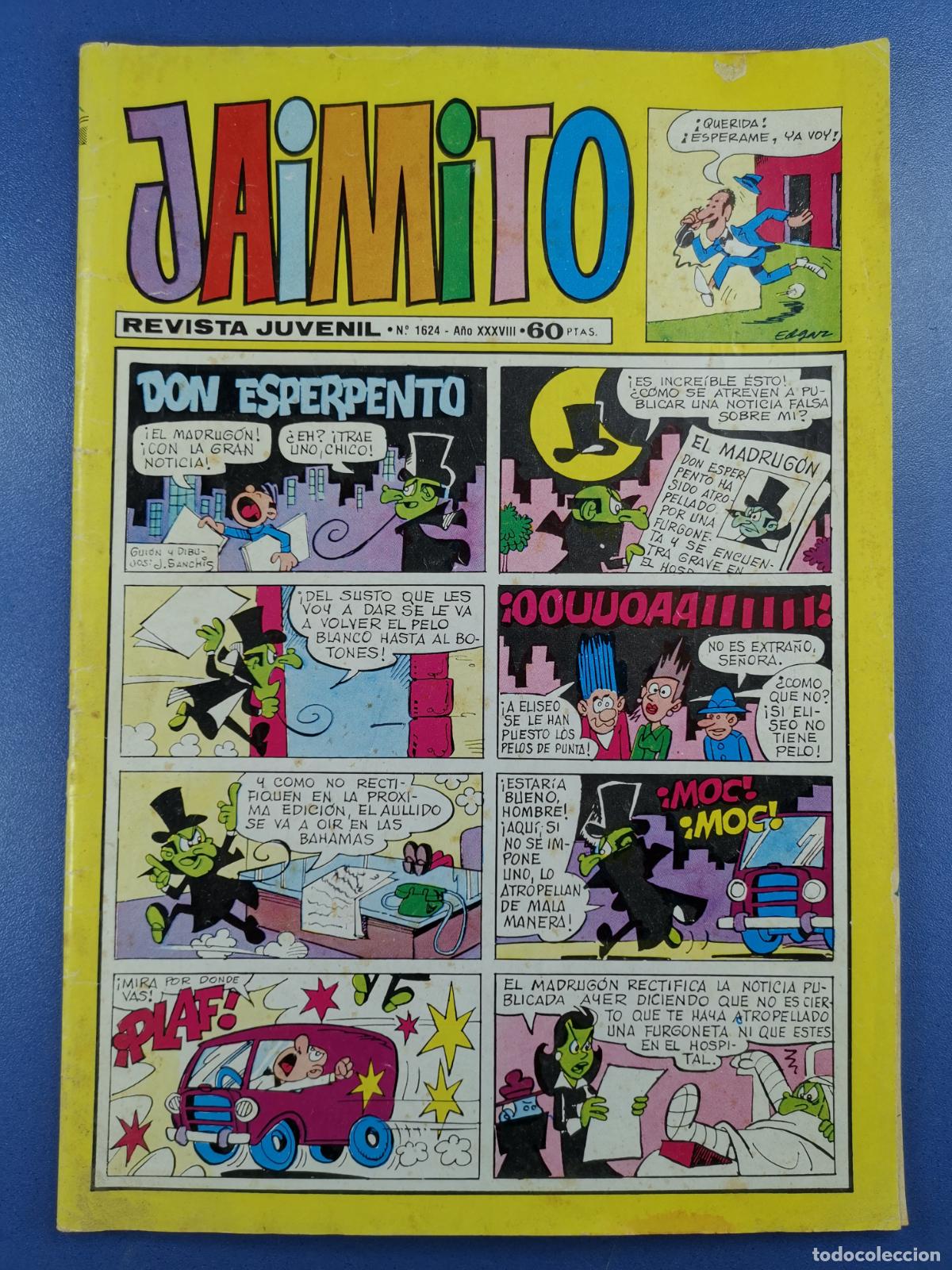 BDs: JAIMITO - N&ordm; 1624 - A&Ntilde;O XXXVIII - EDITORIAL VALENCIANA