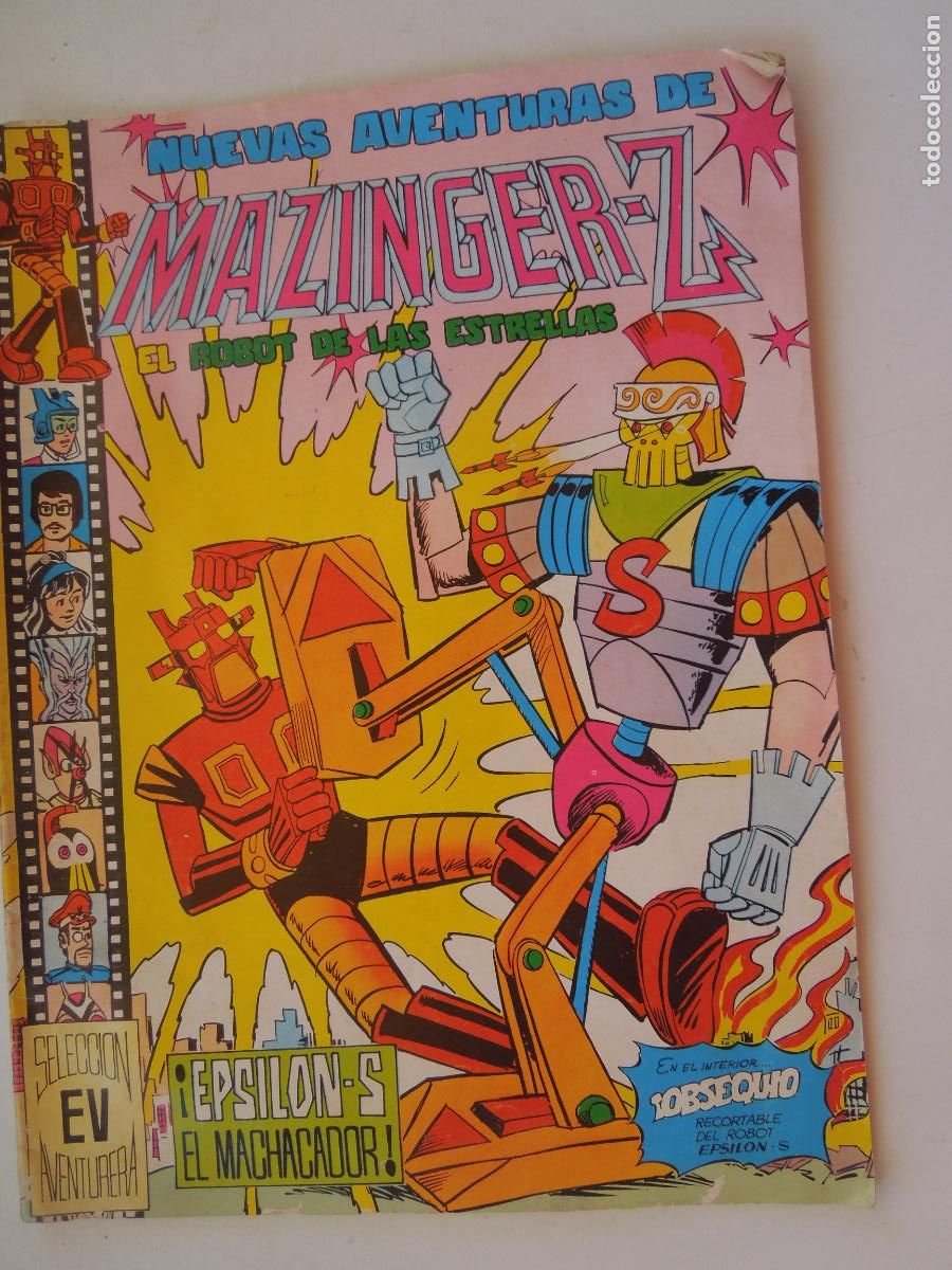 Tebeos: MAZINGER -Z , EL ROBOT DE LAS ESTRELLAS N&ordm; 13 - EDT VALENCIANA 1979- CONTIENE RECORTABLE