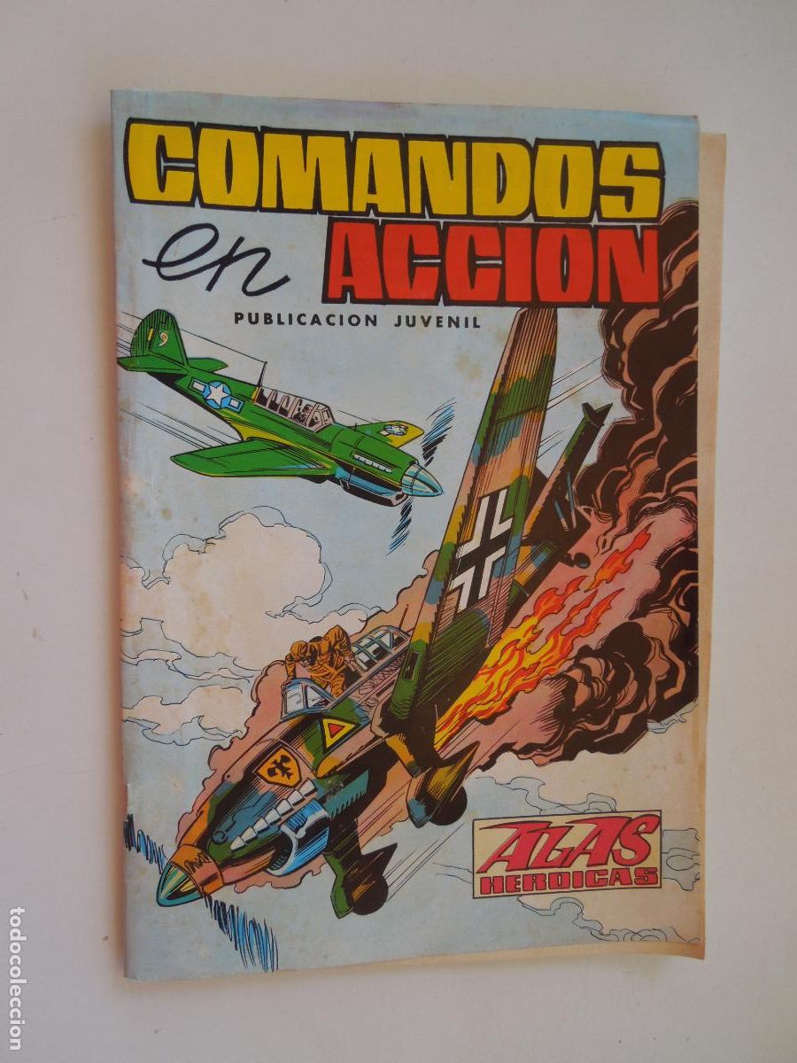 Tebeos: COMANDOS EN ACCI&Oacute;N - ALAS HEROICAS - N&ordm; 2- VALENCIANA 1980