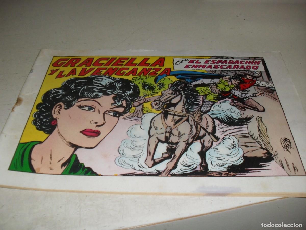 Tebeos: EL ESPADACHIN ENMASCARADO N&ordm; 70,GRACIELA Y LA VENGANZA,DE 84.VALENCIANA,1981