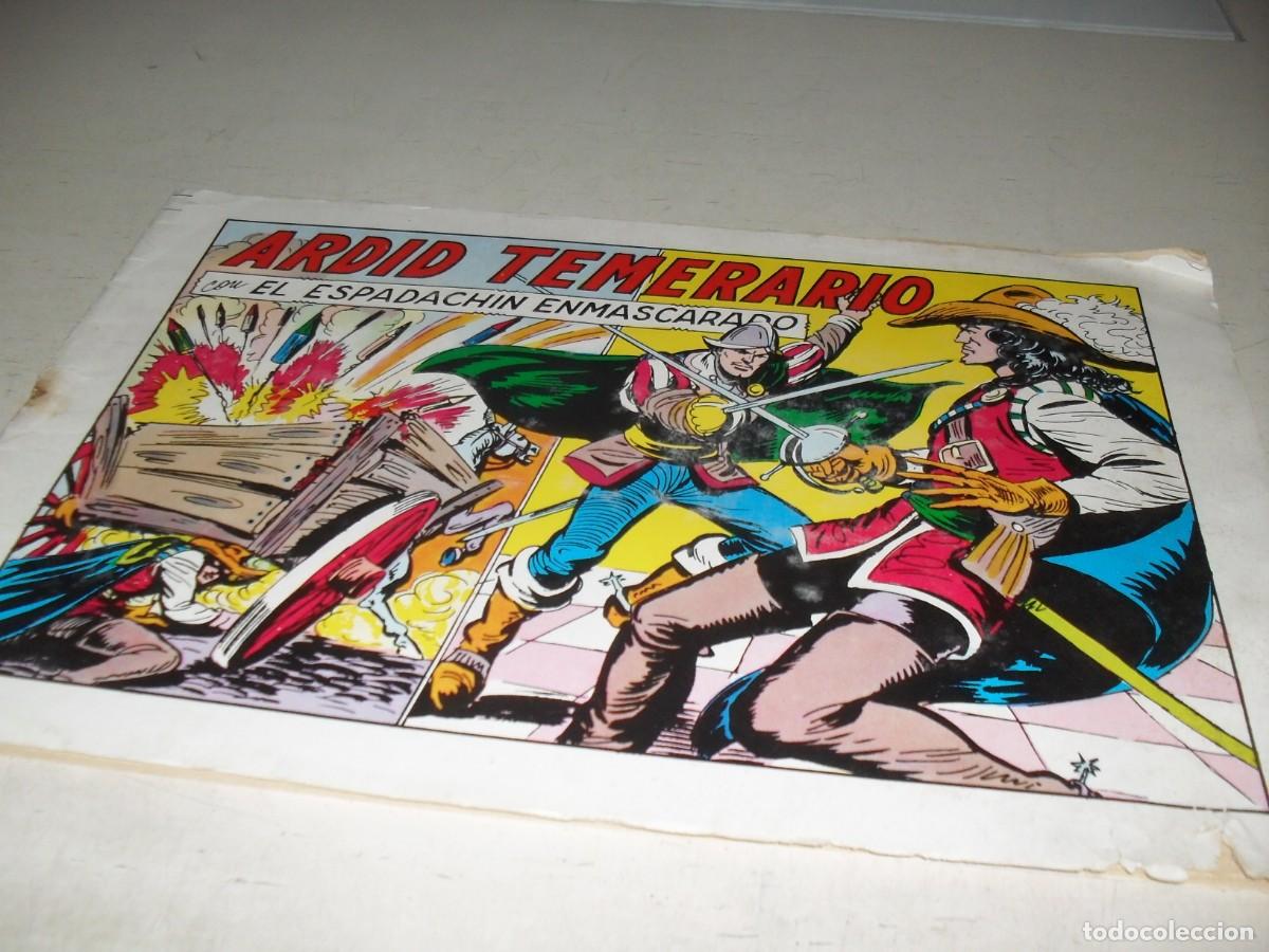 Tebeos: EL ESPADACHIN ENMASCARADO N&ordm; 49,ARDID TEMERARIO,DE 84.VALENCIANA,1981