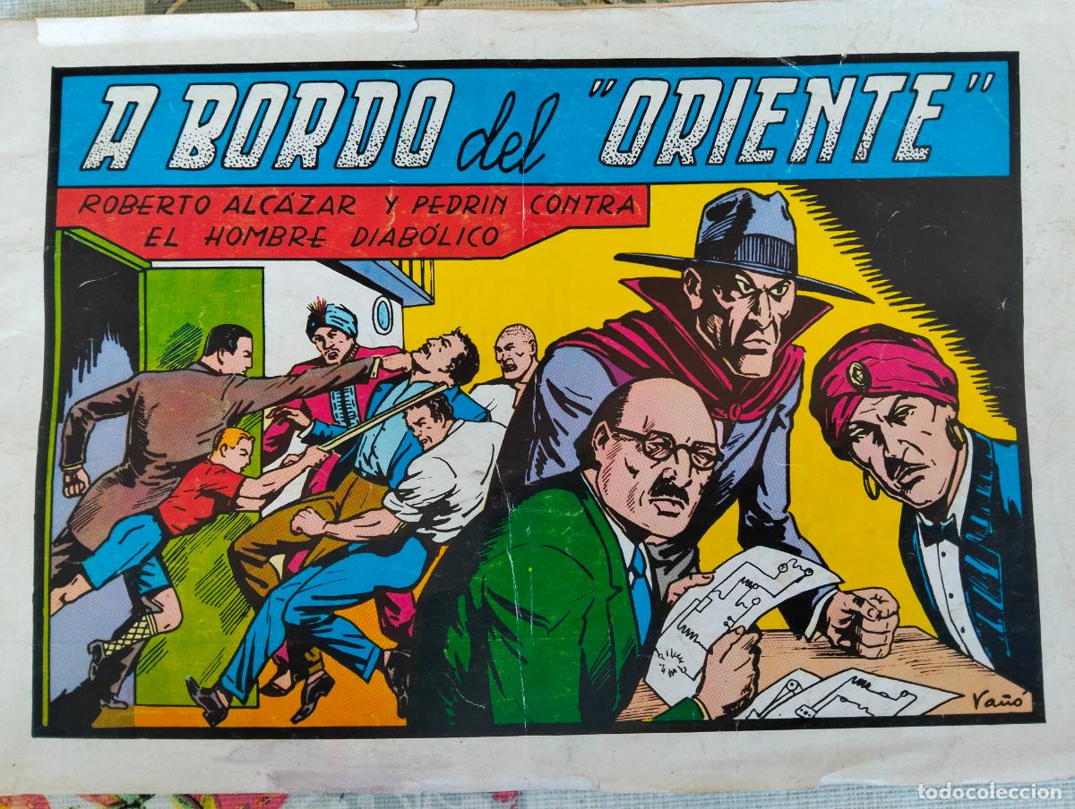 BDs: ROBERTO ALCAZAR Y PEDRIN, N&ordm; 55, A BORDO DEL ORIENTE, EDITORA VALENCIANA