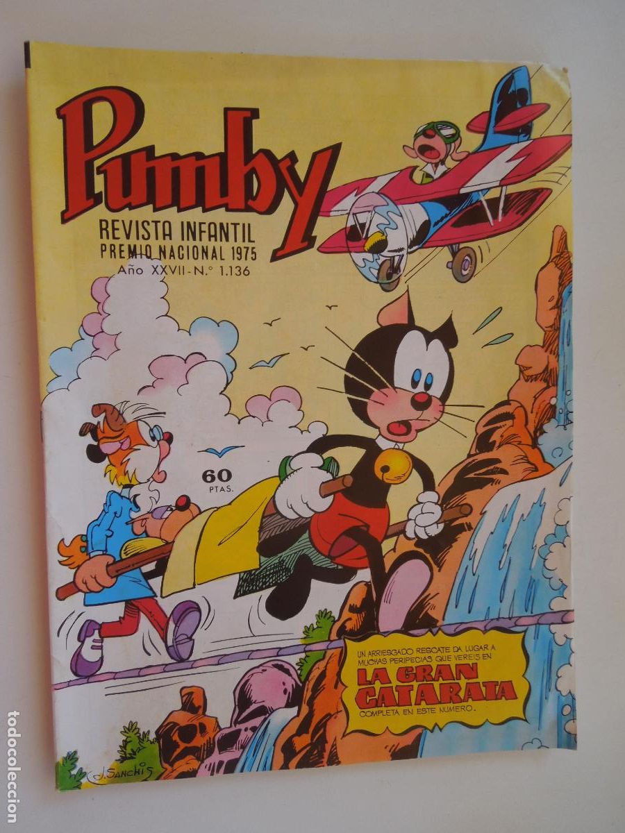 Tebeos: PUMBY N&ordm; 1136- REVISTA INFANTIL - PREMIO NACIONAL 1975 - VALENCIANA -1981- LA GRAN CATARATA