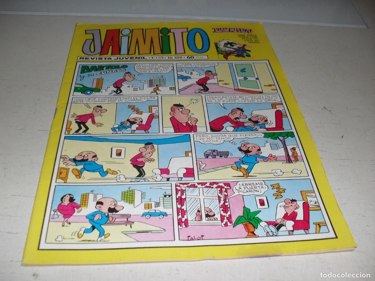 Tebeos: JAIMITO N&ordm; 1579,CON AVENTURA COMPLETA DE JUAN MESTIZO,DE 1688.VALENCIANA,1945
