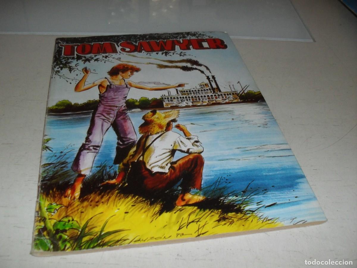 Tebeos: TOM SAWYER,AVENTURA COMPLETA EN COLOR Y 64 PAGINAS,DE JOSE LANZON.VALENCIANA,1981