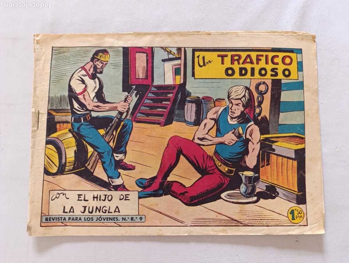 Tebeos: EL HIJO DE LA JUNGLA N&ordm; 55 - UN TRAFICO ODIOSO - VALENCIANA - ORIGINAL (HV)