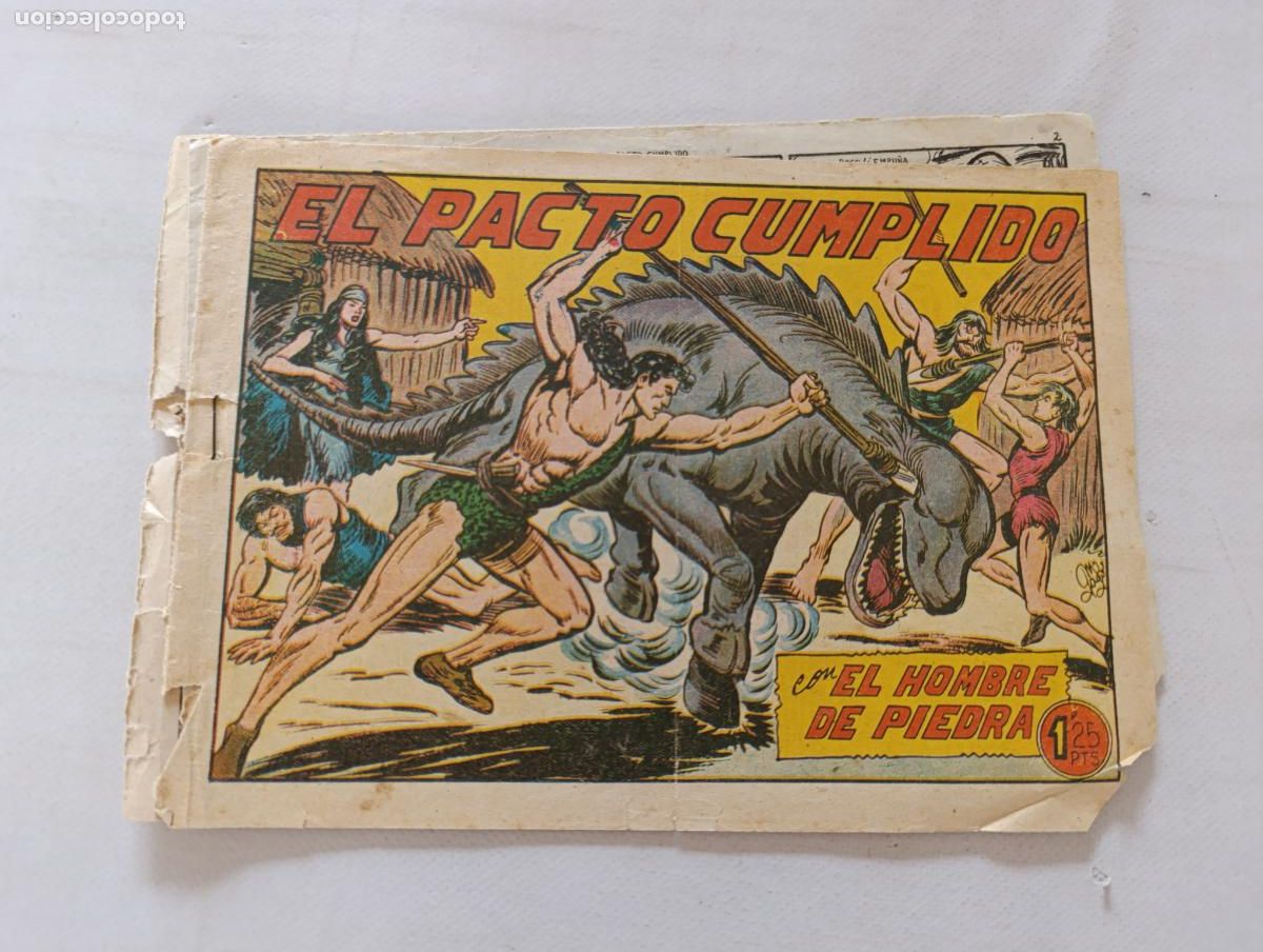 Tebeos: PURK EL HOMBRE DE PIEDRA N&ordm; 187 - EL PACTO CUMPLIDO - VALENCIANA - ORIGINAL (HV)