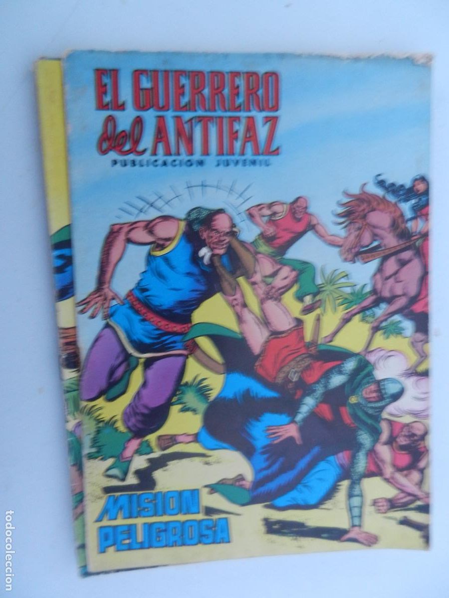 Tebeos: EL GUERRERO DEL ANTIFAZ N&ordm; 62- MISION PELIGROSA - PUBLICACION JUVENIL -1973 - EDT VALENCIA