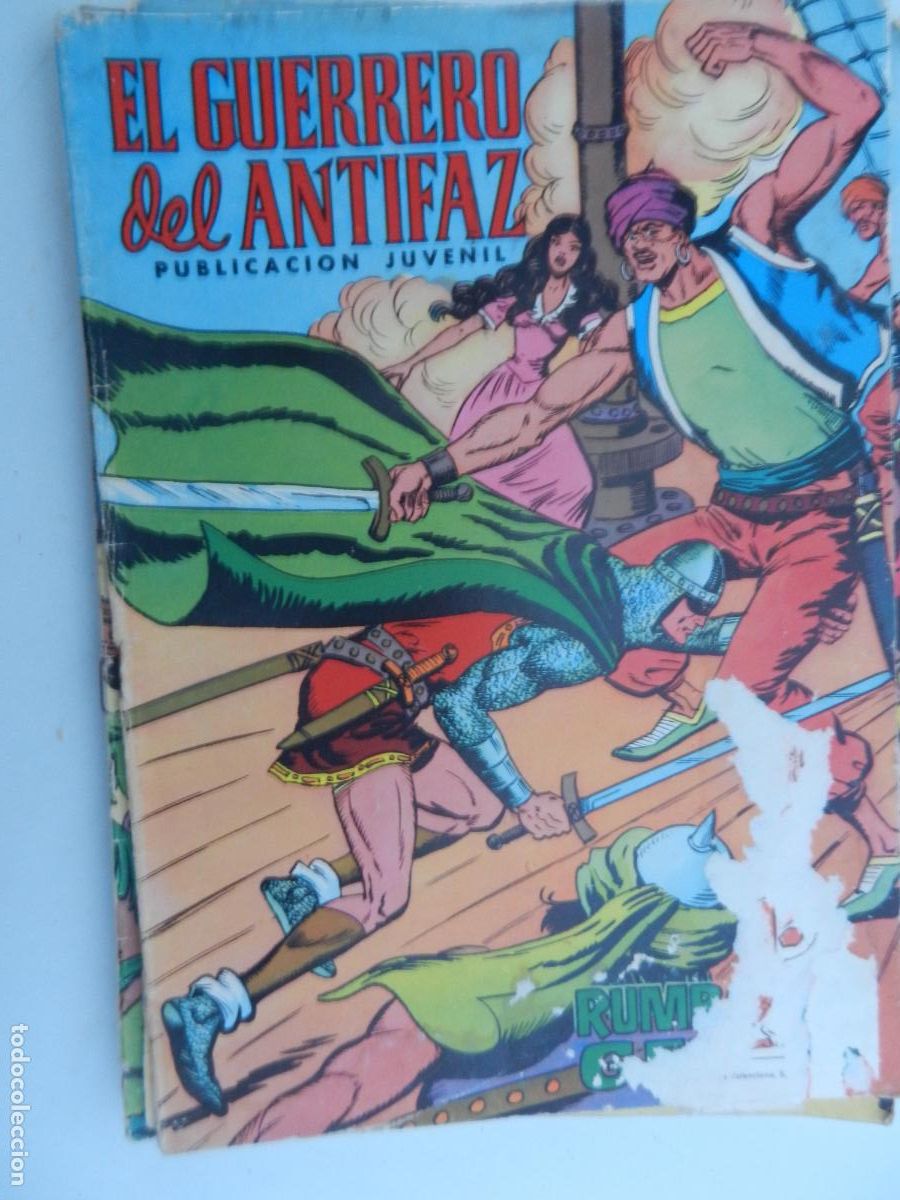 Tebeos: EL GUERRERO DEL ANTIFAZ N&ordm; 63- RUMBO A LOS GELVES - PUBLICACION JUVENIL -1973 - EDT VALENCIA