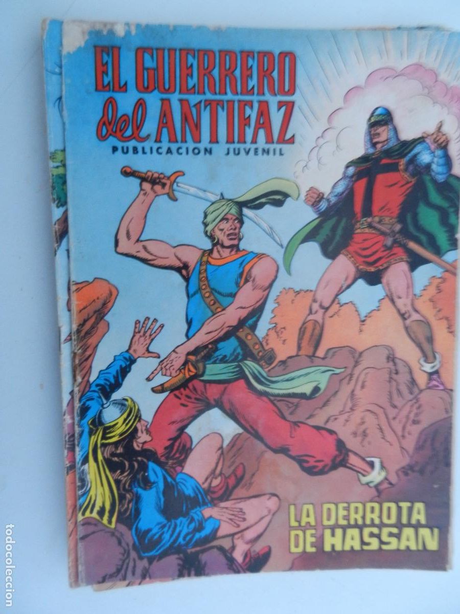 Tebeos: EL GUERRERO DEL ANTIFAZ N&ordm; 65- LA DERROTA DE HASSAN - PUBLICACION JUVENIL -1973 - EDT VALENCIA