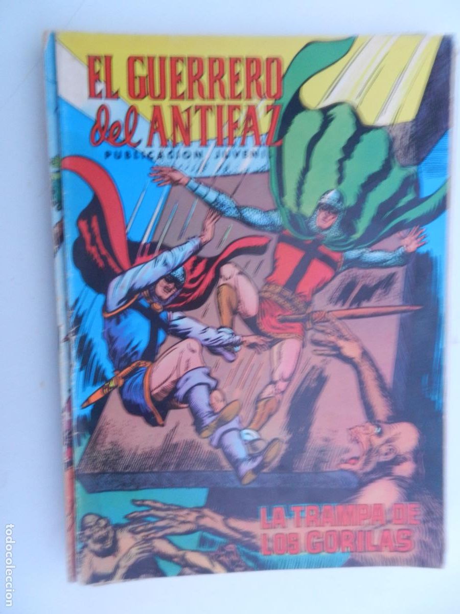 Tebeos: EL GUERRERO DEL ANTIFAZ N&ordm; 66- LA TRAMPA DE LOS GORILAS - PUBLICACION JUVENIL -1973 - EDT VALENCIA