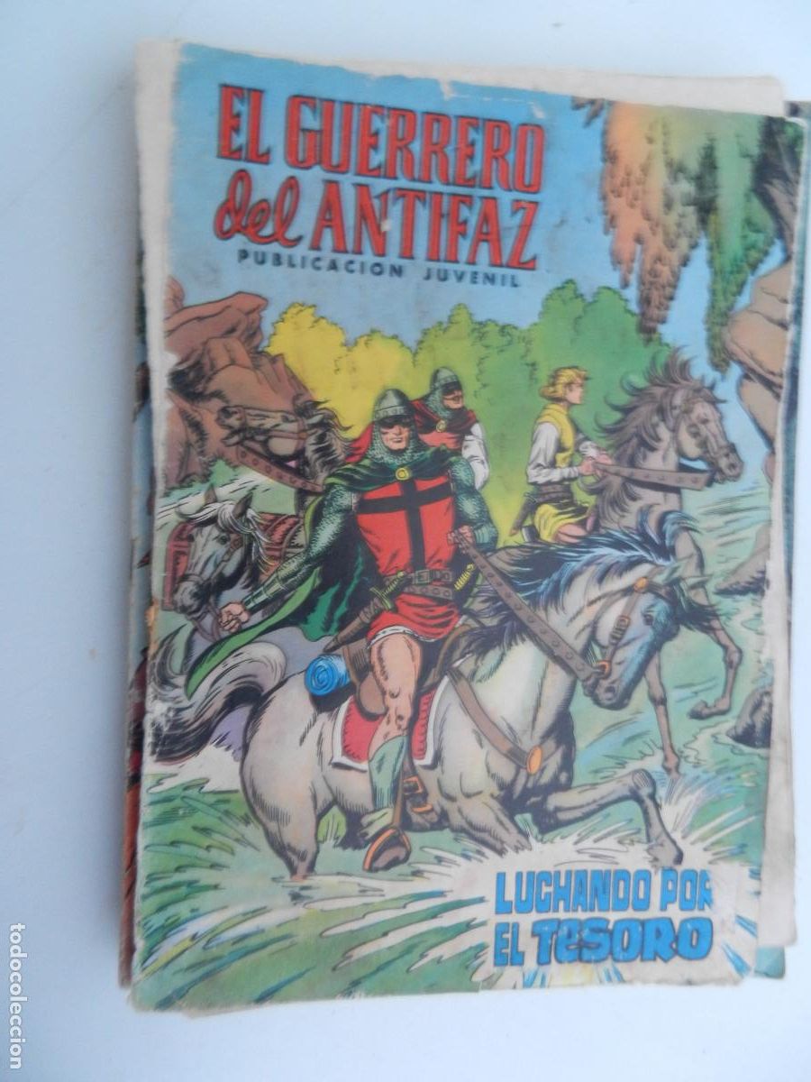 Tebeos: EL GUERRERO DEL ANTIFAZ N&ordm; 70- LUCHANDO POR EL TESORO - PUBLICACION JUVENIL -1973 - EDT VALENCIA