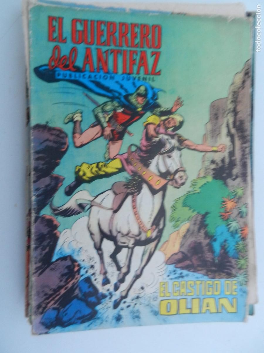 Tebeos: EL GUERRERO DEL ANTIFAZ N&ordm; 71- EL CASTIGO DE OLIAN - PUBLICACION JUVENIL -1973 - EDT VALENCIA