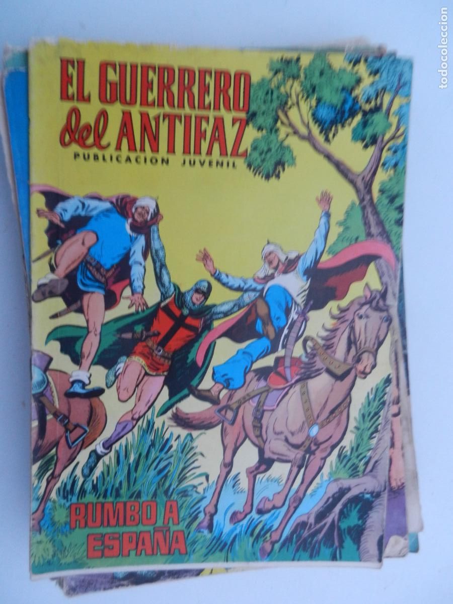 Tebeos: EL GUERRERO DEL ANTIFAZ N&ordm; 74- RUMBO A ESPA&Ntilde;A - PUBLICACION JUVENIL -1973 - EDT VALENCIA