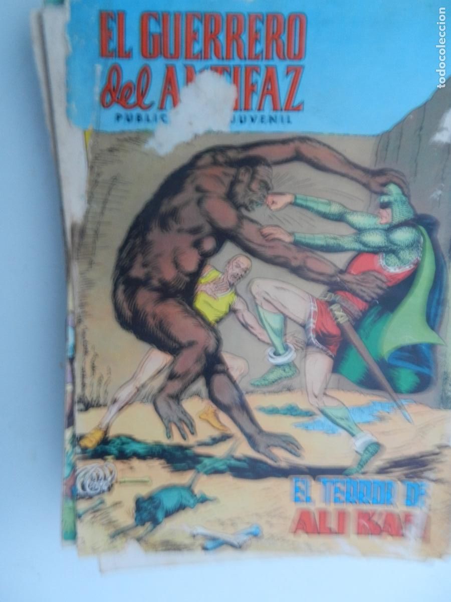 Tebeos: EL GUERRERO DEL ANTIFAZ N&ordm; 75- EL TERROR DE ALI-KHAN - PUBLICACION JUVENIL -1973 - EDT VALENCIA