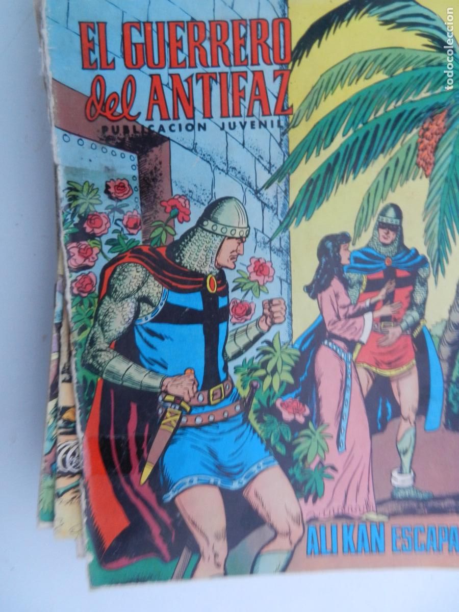 Tebeos: EL GUERRERO DEL ANTIFAZ N&ordm; 76- ALI-KHAN ESCAPA - PUBLICACION JUVENIL -1973 - EDT VALENCIA