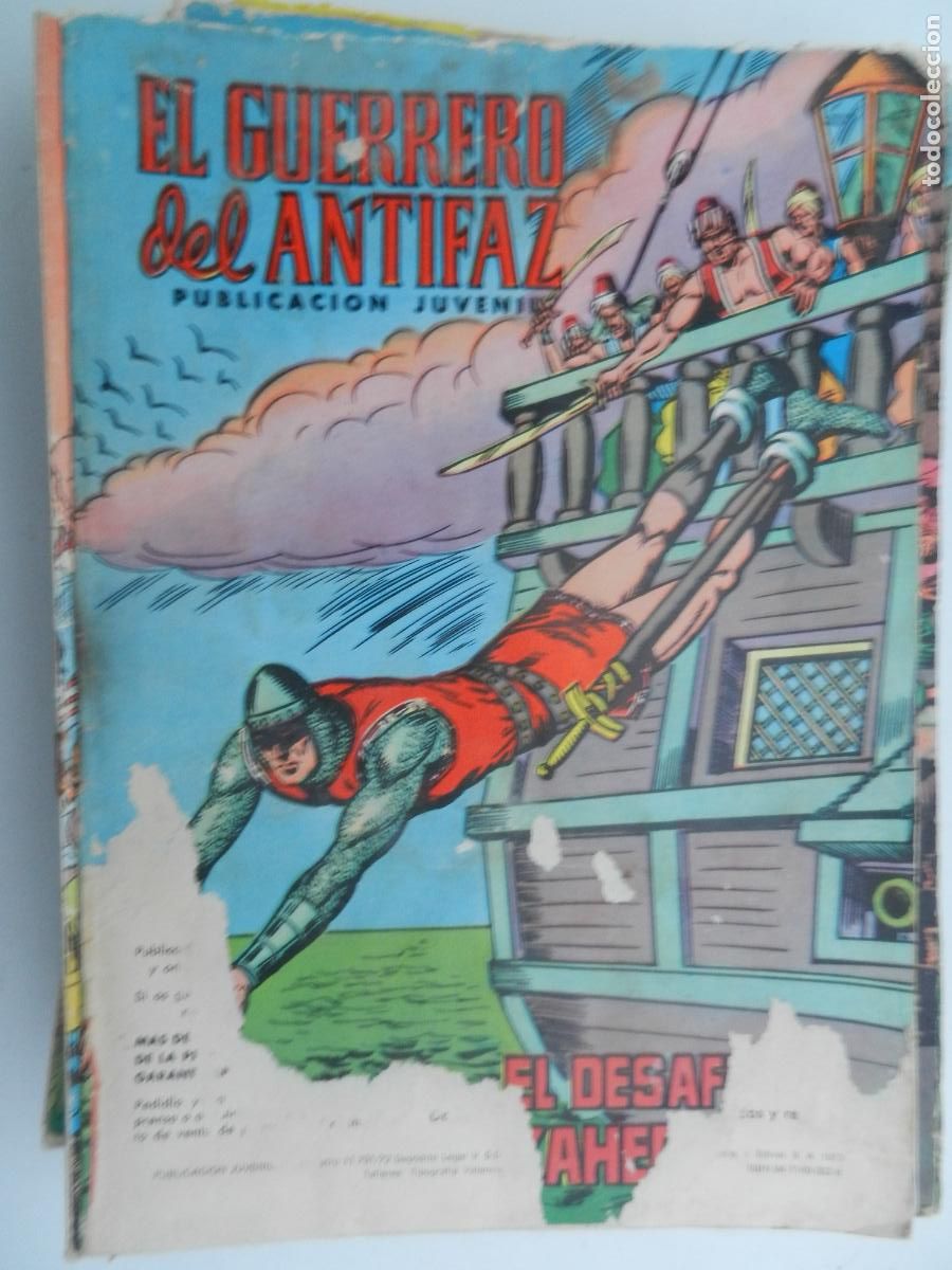 Tebeos: EL GUERRERO DEL ANTIFAZ N&ordm; 82- EL DESAFIO KAHER RAIK - PUBLICACION JUVENIL -1973 - EDT VALENCIA