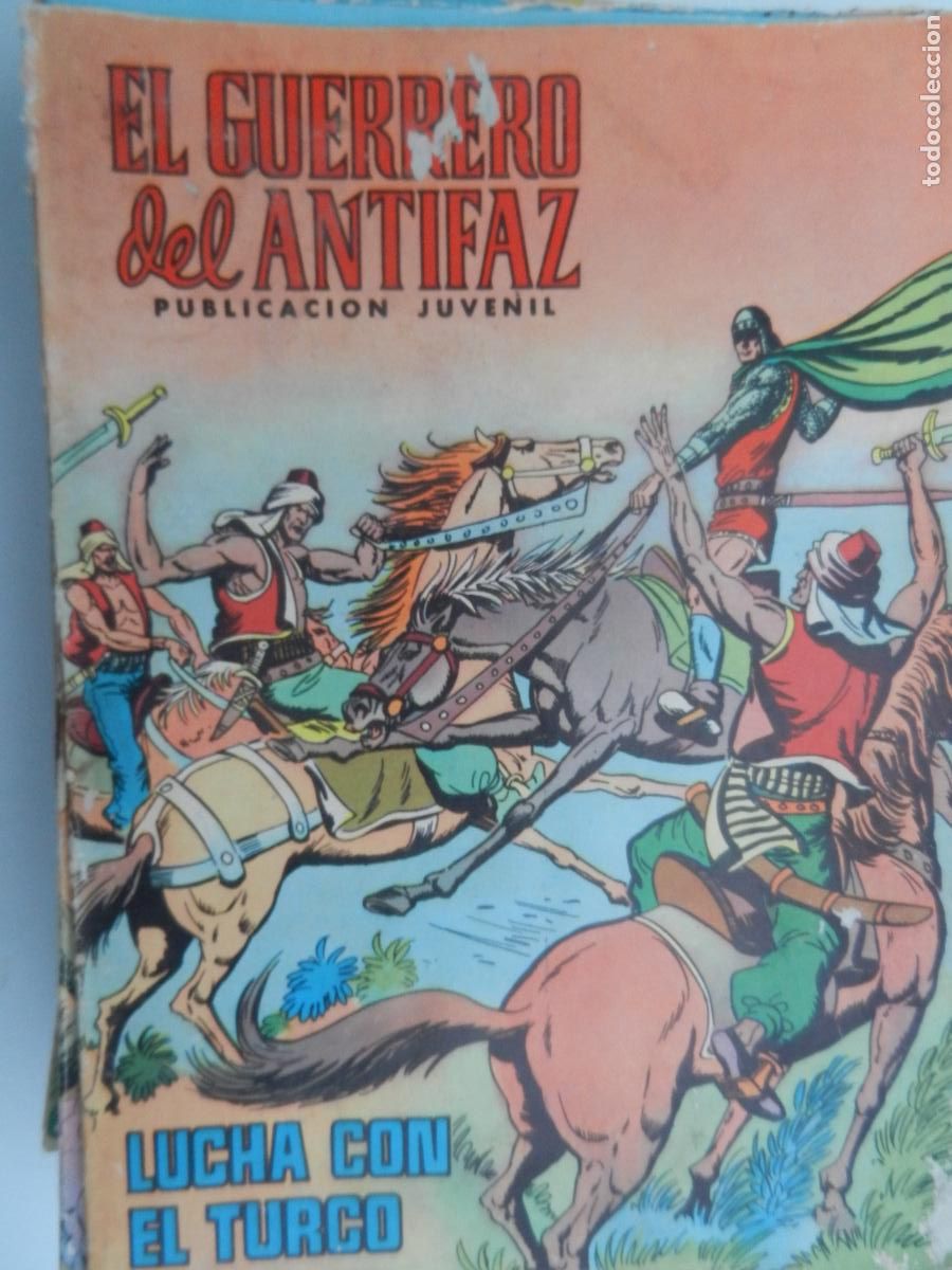 Tebeos: EL GUERRERO DEL ANTIFAZ N&ordm; 84-LUCHA CON EL TURCO - PUBLICACION JUVENIL -1973 - EDT VALENCIA