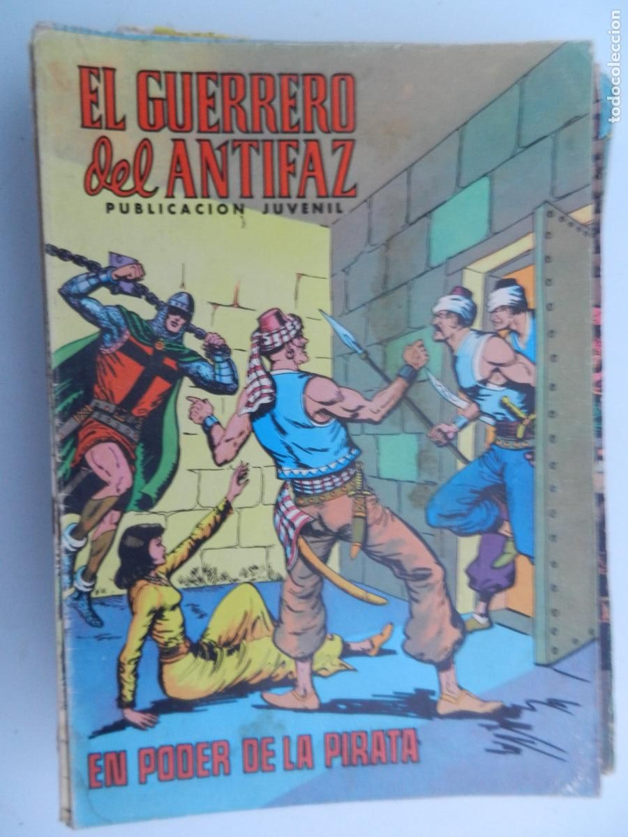 Tebeos: EL GUERRERO DEL ANTIFAZ N&ordm; 86-EN PODER DE LA PIRATA - PUBLICACION JUVENIL -1973 - EDT VALENCIA