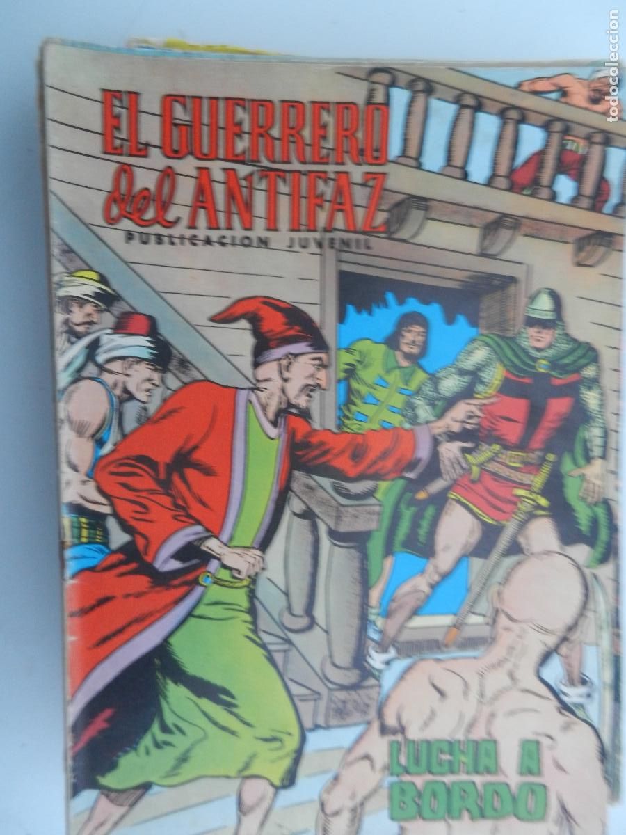 Tebeos: EL GUERRERO DEL ANTIFAZ N&ordm; 87- LUCHA A BORDO - PUBLICACION JUVENIL -1973 - EDT VALENCIA