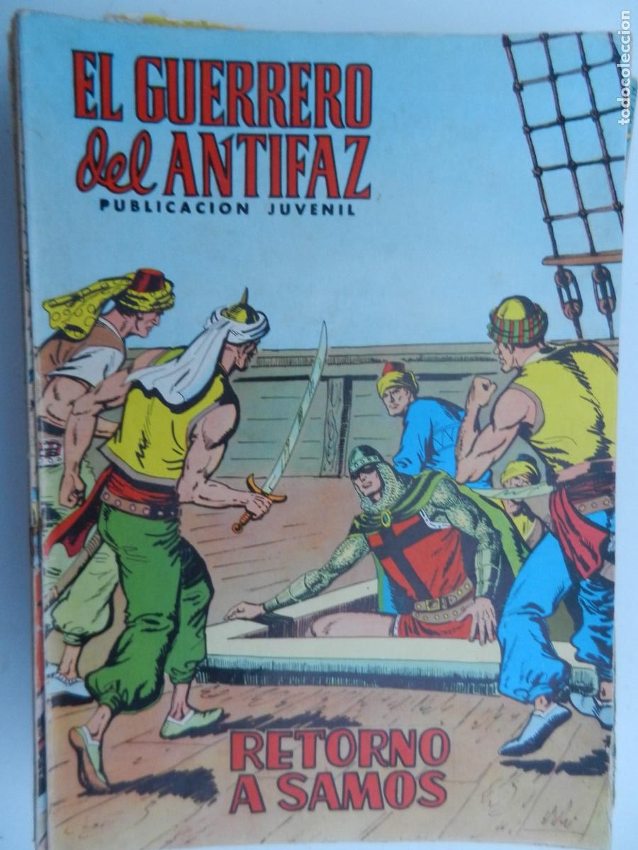 Tebeos: EL GUERRERO DEL ANTIFAZ N&ordm; 88-RETORNO A SAMOS - PUBLICACION JUVENIL -1973 - EDT VALENCIA