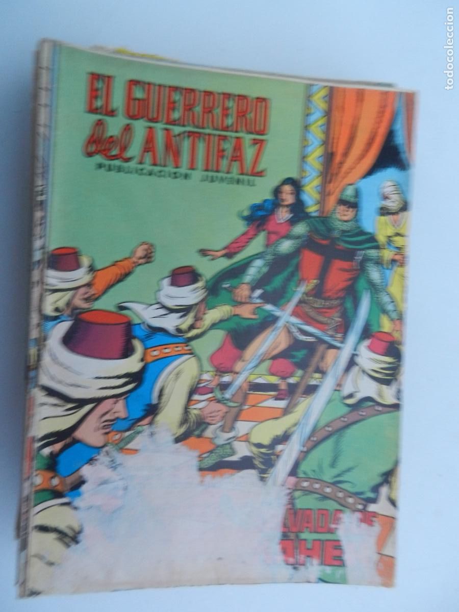 Tebeos: EL GUERRERO DEL ANTIFAZ N&ordm; 89-SALVADA DE KAHER - PUBLICACION JUVENIL -1973 - EDT VALENCIA